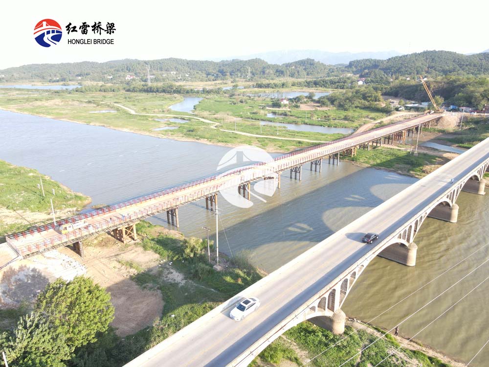 安徽安慶S462宜秀段練潭橋危舊橋梁改造工程鋼棧橋